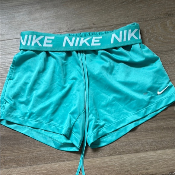 Nike Blue Athletic Shorts Lightweight Elastic Waist - Picture 1 of 5